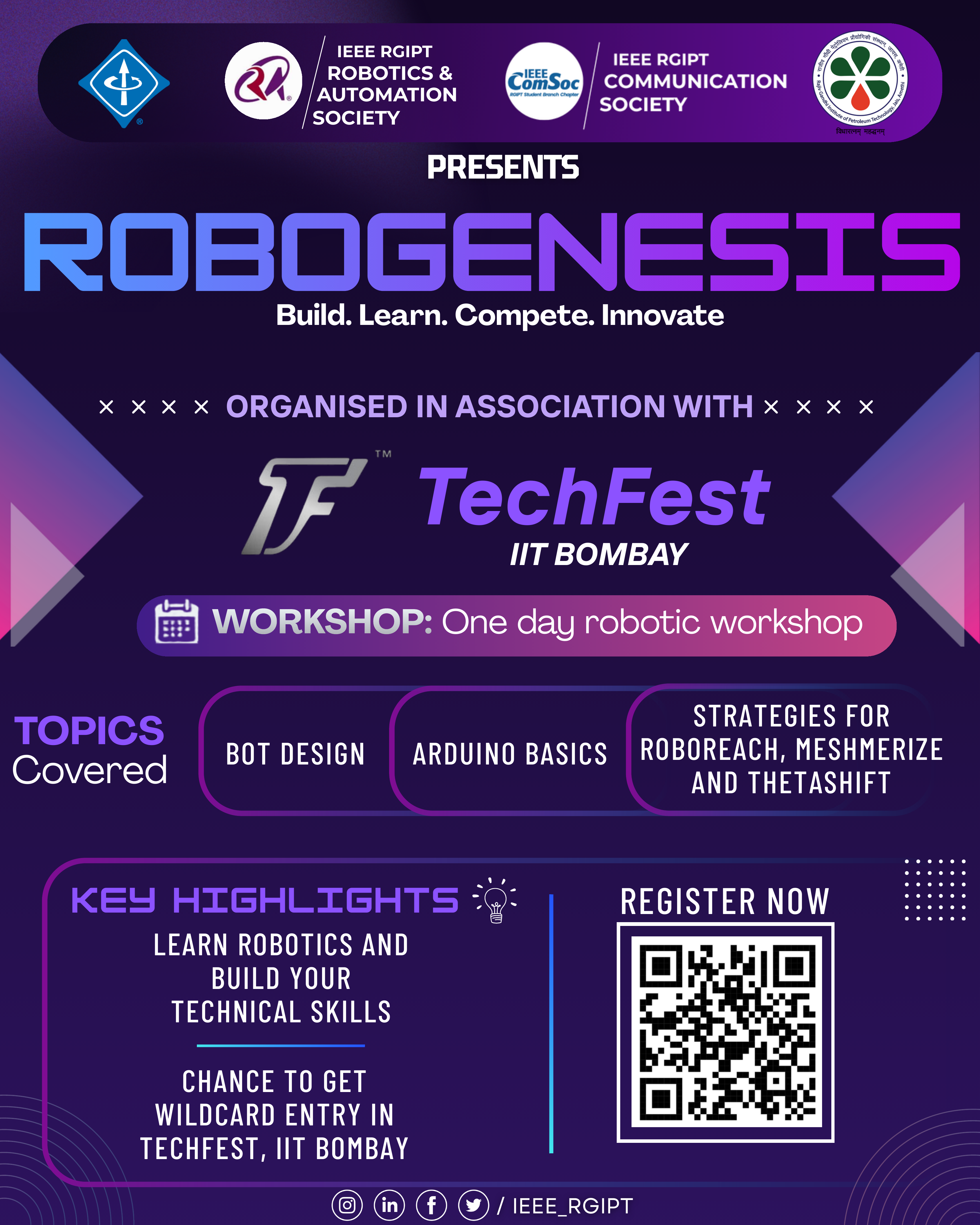 RoboGenesis — National Robotics Workshop